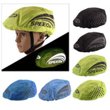 Maxbell Waterproof Cycling Helmet Cover Reflective Strip Protect Fluorescent Green 1