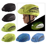 Maxbell Waterproof Cycling Helmet Cover Reflective Strip Protect Fluorescent Green 1