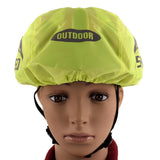 Maxbell Waterproof Cycling Helmet Cover Reflective Strip Protect Fluorescent Green 1