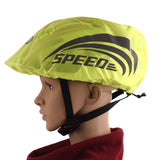 Maxbell Waterproof Cycling Helmet Cover Reflective Strip Protect Fluorescent Green 1