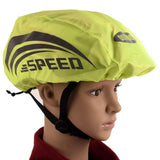 Maxbell Waterproof Cycling Helmet Cover Reflective Strip Protect Fluorescent Green 1