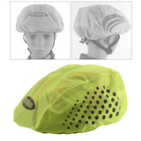 Maxbell Waterproof Cycling Helmet Cover Reflective Strip Protect Fluorescent Green 2