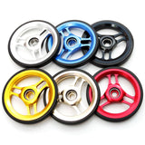 Maxbell Folding Bike Easy Wheel EZ Wheels for Brompton Traveling Rack Gold