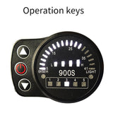 Maxbell E-Bike Display KT-LED900S 24/36/48V LED Control Panel SM joint