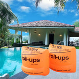 Maxbell PVC Adult Child Inflatable Swim Pool Arm Rings Circle Float Water Sleeves Orange