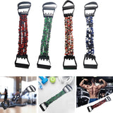 Maxbell Fitness Chest Expander Resistance Bands 3 Tubes With Handles 135lbs