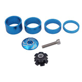 Maxbell Bikes Headset Spacers Front Fork Washers for Stem 1-1/8" Blue