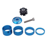 Maxbell Bikes Headset Spacers Front Fork Washers for Stem 1-1/8" Blue