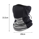 Maxbell MOTORCYCLE CYCLE SKI THERMAL NECK WARMER SCARF FACE MASK COVER Light grey