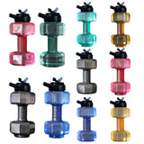 Maxbell Water Filled Dumbbell Adjustable Weight Barbells Sport Gym Fitness Equipment 2200ML Black