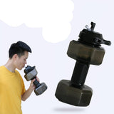 Maxbell Water Filled Dumbbell Adjustable Weight Barbells Sport Gym Fitness Equipment 2200ML Black