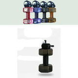 Maxbell Water Filled Dumbbell Adjustable Weight Barbells Sport Gym Fitness Equipment 2200ML Black