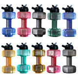 Maxbell Water Filled Dumbbell Adjustable Weight Barbells Sport Gym Fitness Equipment 2200ML Black