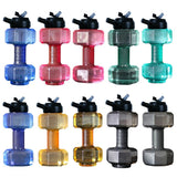 Maxbell Water Filled Dumbbell Adjustable Weight Barbells Sport Gym Fitness Equipment 2200ML Black
