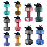 Maxbell Water Filled Dumbbell Adjustable Weight Barbells Sport Gym Fitness Equipment 2200ML Black