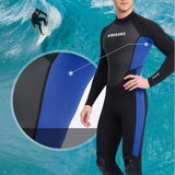 Maxbell Diving Suit Full Length 3mm UV Protection for Women Mens Men L Blue