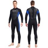 Maxbell Diving Suit Full Length 3mm UV Protection for Women Mens Men L Blue
