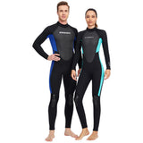 Maxbell Diving Suit Full Length 3mm UV Protection for Women Mens Men L Blue