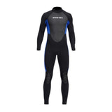 Maxbell Diving Suit Full Length 3mm UV Protection for Women Mens Men L Blue