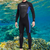 Maxbell Diving Suit Full Length 3mm UV Protection for Women Mens Men L Blue