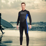 Maxbell Diving Suit Full Length 3mm UV Protection for Women Mens Men L Blue