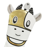 Maxbell Cow Headcovers Golf Hybrid Driver Covers Water-Proof Headcovers 3 5 Gold