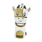 Maxbell Cow Headcovers Golf Hybrid Driver Covers Water-Proof Headcovers 3 5 Gold