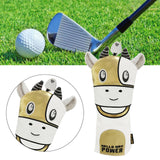 Maxbell Cow Headcovers Golf Hybrid Driver Covers Water-Proof Headcovers 3 5 Gold