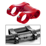 Maxbell Bicycle Handlebar Stem Mount Adapter Folding Bike Extender Red
