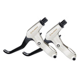 Maxbell 1 Pair Bicycle Brake Levers Aluminum Alloy for Road Bike Brake Handle Parts Silver