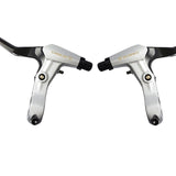 Maxbell 1 Pair Bicycle Brake Levers Aluminum Alloy for Road Bike Brake Handle Parts Silver