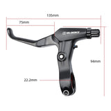 Maxbell 1 Pair Bicycle Brake Levers Aluminum Alloy for Road Bike Brake Handle Parts Silver