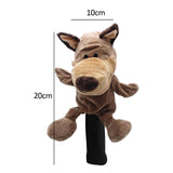 Maxbell Golf Club Headcover Wood Driver Head Cover Protector Sleeve Wolf