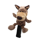 Maxbell Golf Club Headcover Wood Driver Head Cover Protector Sleeve Wolf