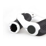 Maxbell 1Pair Bike Grip Mountain Bicycle Handle Handlebar Soft Rubber Bar End White