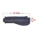 Maxbell 1Pair Bike Grip Mountain Bicycle Handle Handlebar Soft Rubber Bar End White