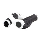 Maxbell 1Pair Bike Grip Mountain Bicycle Handle Handlebar Soft Rubber Bar End White