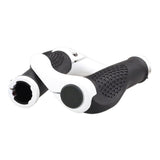 Maxbell 1Pair Bike Grip Mountain Bicycle Handle Handlebar Soft Rubber Bar End White