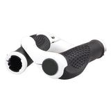 Maxbell 1Pair Bike Grip Mountain Bicycle Handle Handlebar Soft Rubber Bar End White