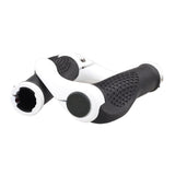 Maxbell 1Pair Bike Grip Mountain Bicycle Handle Handlebar Soft Rubber Bar End White