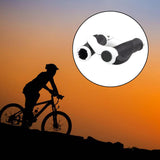 Maxbell 1Pair Bike Grip Mountain Bicycle Handle Handlebar Soft Rubber Bar End White