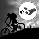 Maxbell 1Pair Bike Grip Mountain Bicycle Handle Handlebar Soft Rubber Bar End White