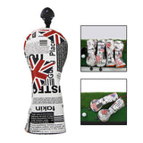 Maxbell Golf Wood Head Cover Non-slip Headcover Protector Guard Golf Club Headcover The Union Flag UT