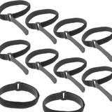 Maxbell 10Pcs Bike Wheel Stabilizer Straps Yoga Mat Secure Tie Down Belts 1.6x45cm