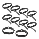 Maxbell 10Pcs Bike Wheel Stabilizer Straps Yoga Mat Secure Tie Down Belts 1.6x45cm