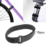 Maxbell 10Pcs Bike Wheel Stabilizer Straps Yoga Mat Secure Tie Down Belts 1.6x45cm