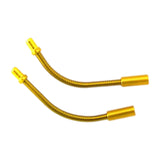 Maxbell 2x Pair V Brake Noodles Cable Guides Mountain Bicycle Bike Front Rear Gold