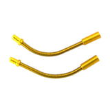Maxbell 2x Pair V Brake Noodles Cable Guides Mountain Bicycle Bike Front Rear Gold