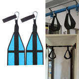 Maxbell Hanging Ab Straps Sling Door Hanging Heavy Duty for Fitness Gym  Blue