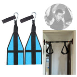Maxbell Hanging Ab Straps Sling Door Hanging Heavy Duty for Fitness Gym  Blue